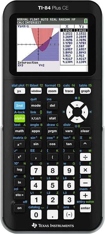 Графический калькулятор Texas Instruments TI-84 Plus CE Color