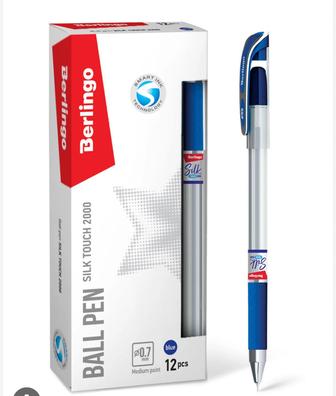 Ручка шариковая Berlingo Silk Touch 2000 син. 0.7мм