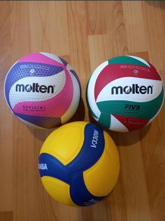 Волейбольный мяч Микаса и Молтен