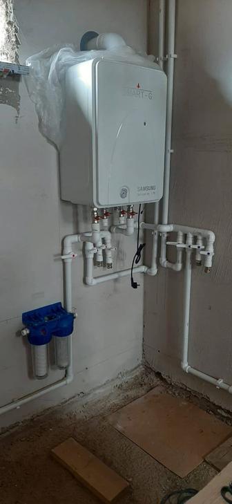 Монтаж систем отопления, канализации, водопровода