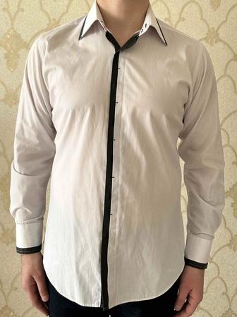 Белая мужская рубашка. Размер 39/40.