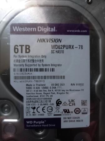 HDD Western Digital 6TB. Новые!