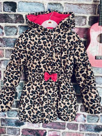 Красивая леопардовая курточка для девочки