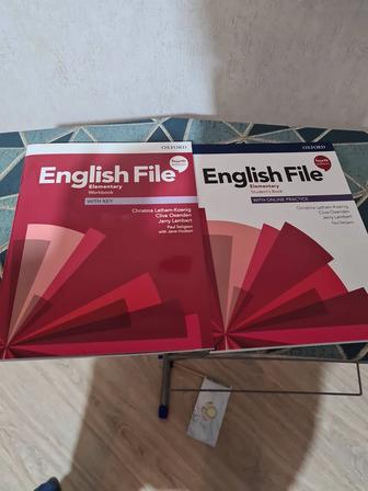 English File elementary, учебники новые!