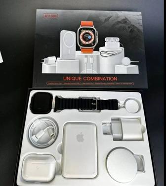 Подарочный набор Apple watch Airpods pro 2 MagSafe charger зарядка Смарт
