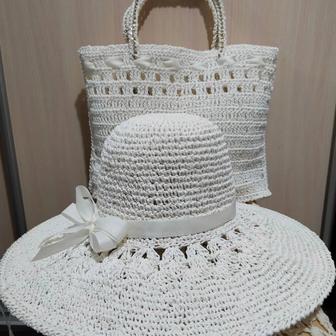 Шляпы и сумки из рафии (пальмовое волокно)