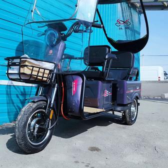 Трициклы скутер электрический пассажирный грузовой самокаты Мопеды мотоцикл