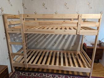 Кровать детская двухъярусная IKEA Мидал