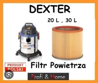 Фильтр для строительного пылесоса Dexter 20 / 35л новый.