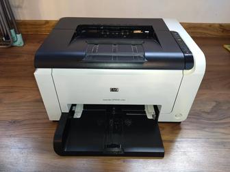 Принтер цветной лазерный HP CP1025 почти новый