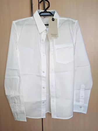 Новая! Рубашка белая Gloria Jeans, 8-10 л. С бирками.