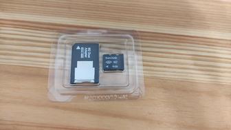 M2 карта памяти 4 Gb с адаптером M2 Duo