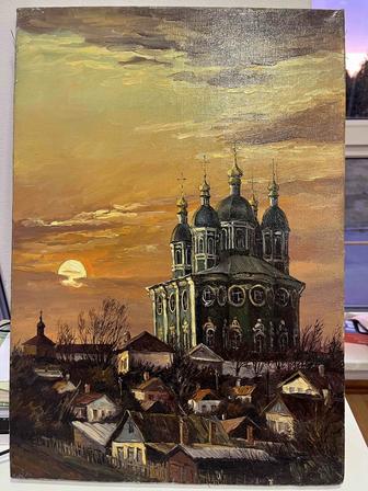 Картина «Закат в Смоленске»