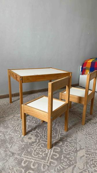 Детский стол со стульями Икеа