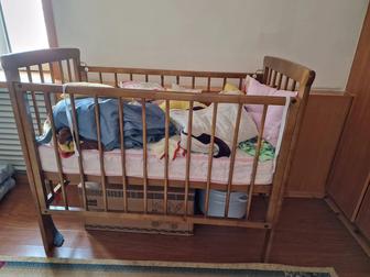 Манеж детская кровать Красная звезда
