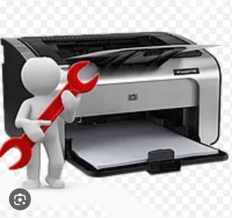 Ремонт принтеров компьютерной техники заправка картриджей.