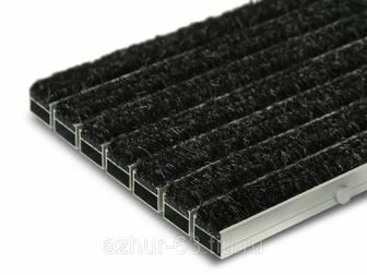 Решетки с чистящими вставками Алюминиевая решетка Ворс